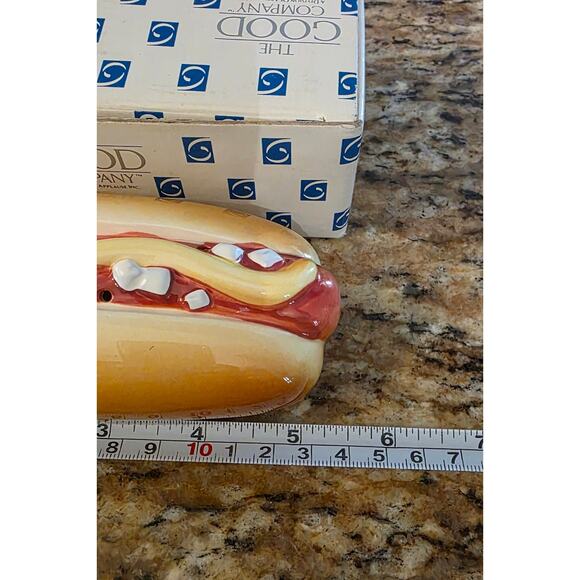 Vintage The Good Company Hotdog Baking Soda Container Ceramic For Fridge - Picture 4 of 4